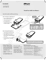 Предварительный просмотр 1 страницы PNY PowerPack 4400 User Manual