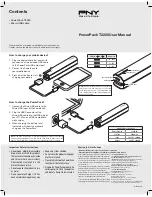 Preview for 1 page of PNY PowerPack T2200 User Manual