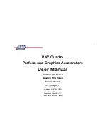 PNY Quadro2 Series User Manual preview