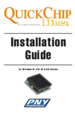 Предварительный просмотр 1 страницы PNY QUICKCHIP 133 Installation Manual