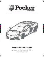 pocher Lamborghini Aventador LP-700-4 Assembly Manual preview