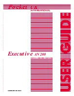 Pocket Executive AN200 User Manual preview