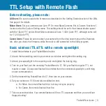 Preview for 3 page of PocketWizard MiniTT1/FlexTT5 Quick Manual