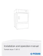 Podab T 201 E Installation And Operation Manual preview