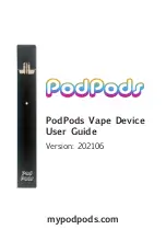 PodPods Vape Device User Manual preview