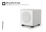 Preview for 1 page of PodSpeakers MICROPOD SUB User Manual