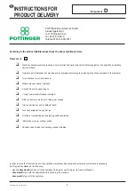 Preview for 3 page of Poettinger TOP 842 C Operator'S Manual