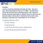 Preview for 2 page of PoeWit WP-4 Quick Start Manual