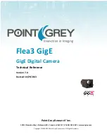 Point Grey Flea3 GigE Technical Reference preview