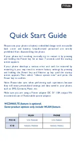 Preview for 1 page of Point Mobile PM66 Quick Start Manual