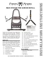 Preview for 1 page of Poison Spyder Rear Stinger Tire Carrier Installation Instructions