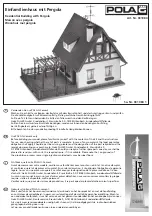 POLA G Residential Building with Pergola 331084 Assembly Instructions Manual preview