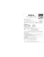 POLA HP21A Instructions предпросмотр