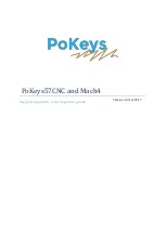 Предварительный просмотр 1 страницы PoLabs PoKeys57CNC Step By Step Manual - A.K.A. Beginners Manual