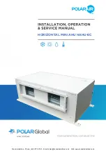 Предварительный просмотр 1 страницы Polar Air HAHU-200 Installation, Operation & Service Manual