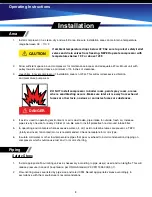 Preview for 8 page of Polar Air PP05H080I1 Operating Instructions Manual