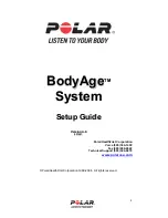 Polar Electro BodyAge Setup Manual preview