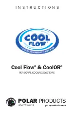 Предварительный просмотр 1 страницы Polar Electro Cool Flow Instructions Manual