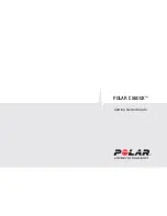 Предварительный просмотр 1 страницы Polar Electro CS600X Getting Started Manual