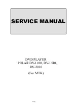 Polar Electro DV-1010 Service Manual предпросмотр