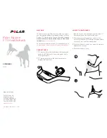 Preview for 1 page of Polar Electro Equine FT1 User Manual