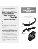 Предварительный просмотр 3 страницы Polar Electro Heartwatch User Manual