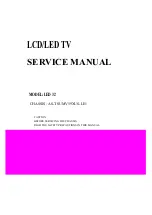 Предварительный просмотр 1 страницы Polar Electro LED 32 Service Manual