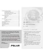 Предварительный просмотр 3 страницы Polar Electro M71ti User Manual