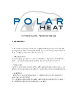 Предварительный просмотр 1 страницы Polar Electro Polar Heat C1 User Manual