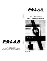 Polar Electro SPORT TESTERT User Instruction Manual preview