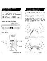 Preview for 4 page of Polar Electro SPORT TESTERT User Instruction Manual