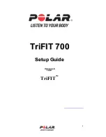 Preview for 1 page of Polar Electro TriFIT 700 Setup Manual