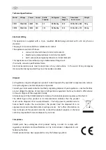 Preview for 8 page of Polar Refrigeration CE217 User Manual