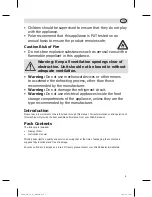 Preview for 3 page of Polar Refrigeration CF750 Instruction Manual