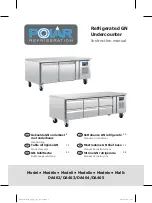 Preview for 1 page of Polar Refrigeration DA462 Instruction Manual