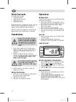 Предварительный просмотр 4 страницы Polar Refrigeration DA462 Instruction Manual