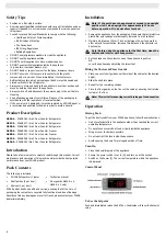 Preview for 2 page of Polar Refrigeration G596-A Instruction Manual