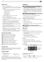 Предварительный просмотр 3 страницы Polar Refrigeration G596 Instruction Manual