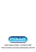 Preview for 8 page of Polar Refrigeration G596 Instruction Manual