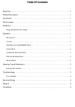 Preview for 2 page of Polar Refrigeration G604 Quick Start Manual