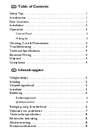 Preview for 2 page of Polar Refrigeration G620 Instruction Manual