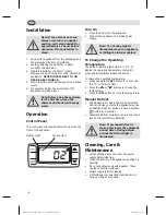 Предварительный просмотр 4 страницы Polar Refrigeration GJ447 Instruction Manual
