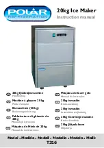 Preview for 1 page of Polar Refrigeration T316 Instruction Manual