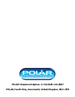 Preview for 8 page of Polar Refrigeration u631 Manual