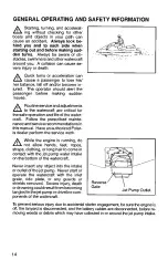 Предварительный просмотр 18 страницы Polaris 0964588 Owner'S Safety And Maintenance Manual