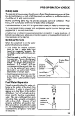 Предварительный просмотр 39 страницы Polaris 0964588 Owner'S Safety And Maintenance Manual