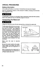 Preview for 56 page of Polaris 0964588 Owner'S Safety And Maintenance Manual