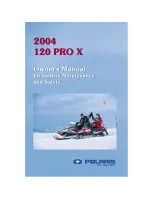 Polaris 120 Pro X Owner'S Manual preview