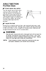 Preview for 30 page of Polaris 120 Pro X Owner'S Manual