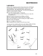 Предварительный просмотр 103 страницы Polaris 2002 Snowmobile Owner'S Manual